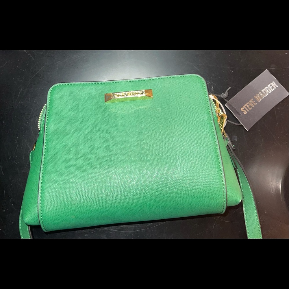 Steve Madden green crossbody bag